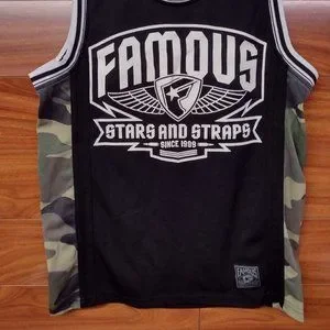 Famous stars & straps バスケタンク Famous Stars & Straps Tank - Slick FAF - Black - Big Dick's